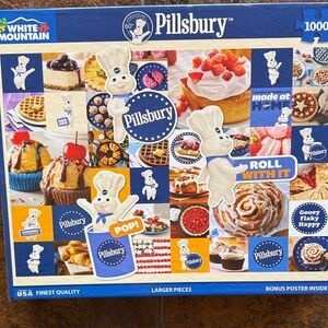 White Mountain Pillsbury Baking Puzzle - Blue and Red